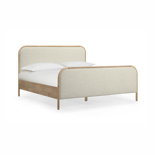 Hatia Basketweave Panel Natural King Bed by Tov Furniture