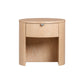 Marlow Natural Wood Round Nightstand by TOV