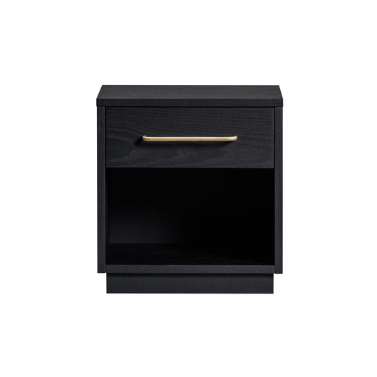 Marlow Black Wood Nightstand by TOV