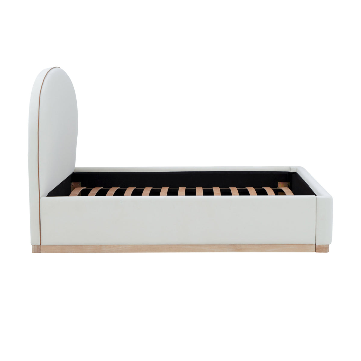 Marlow Cream Performance Velvet King Bed by TOV Furniture – photo 3 of 11