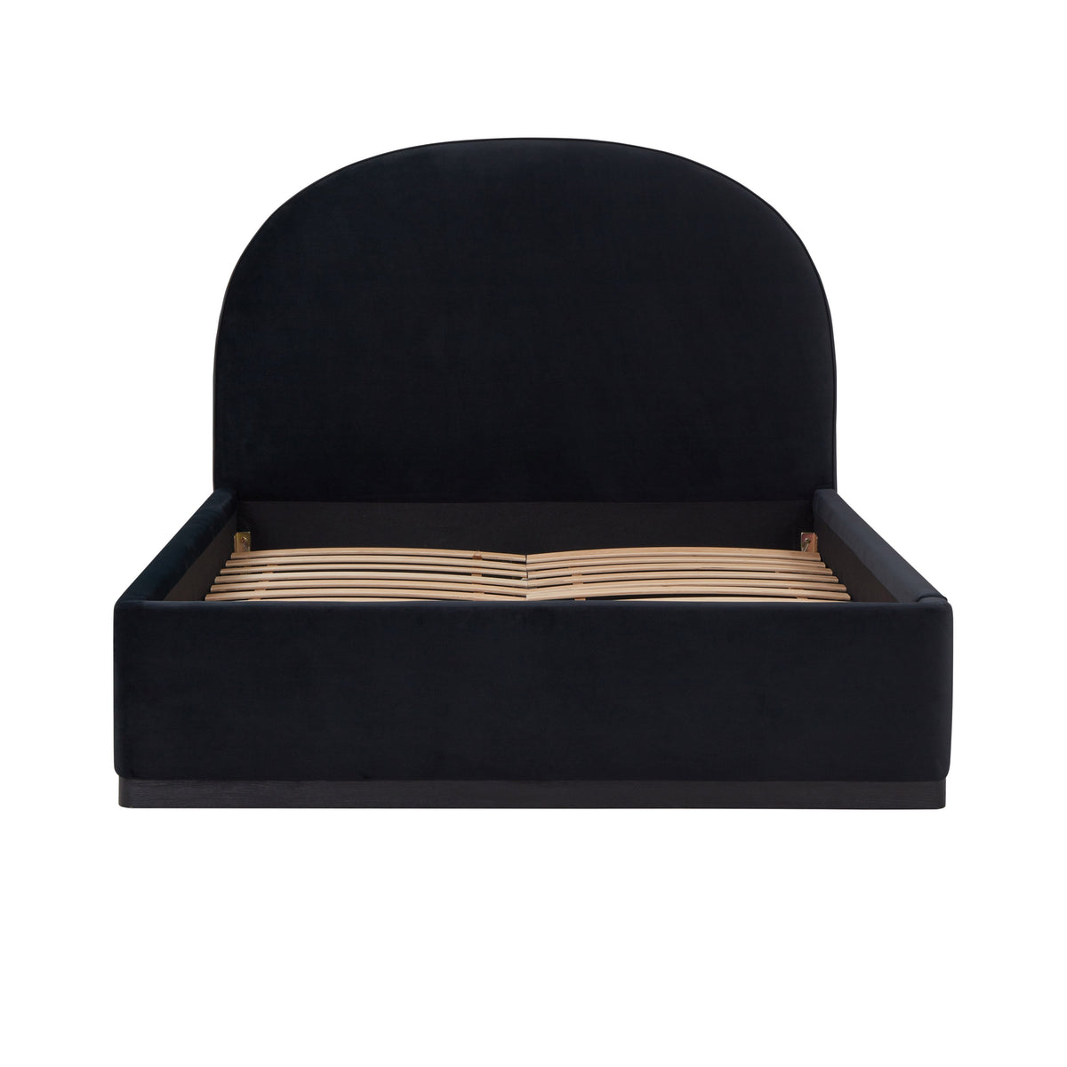 Marlow Black Performance Velvet Queen Bed by TOV Furniture – photo 5 of 12