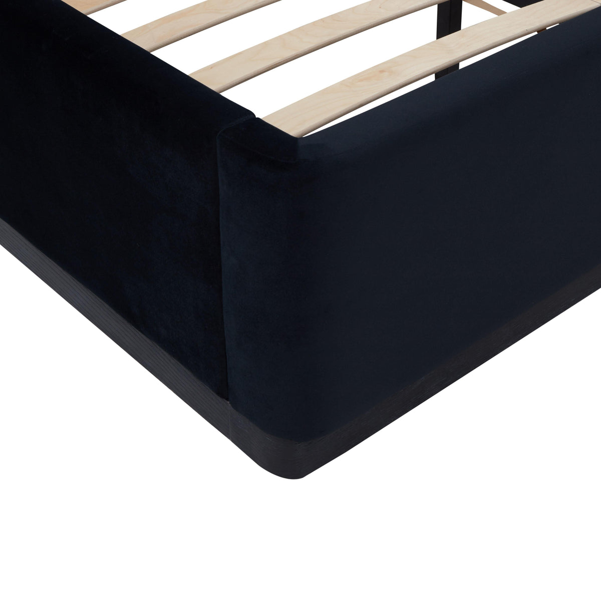 Marlow Black Performance Velvet Queen Bed by TOV Furniture – photo 7 of 12