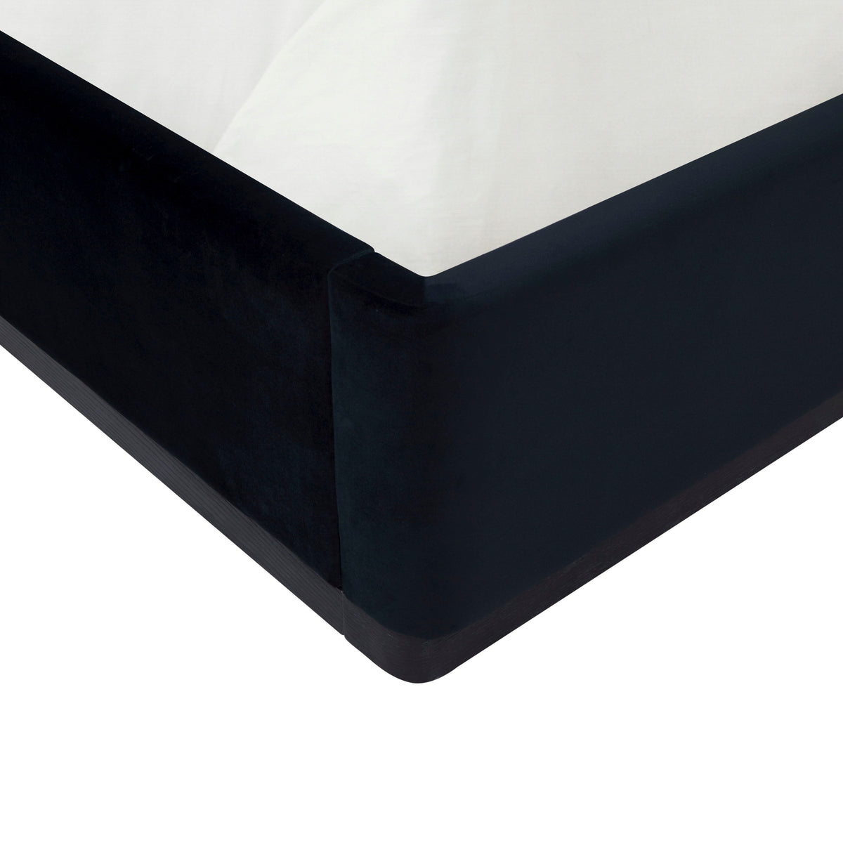 Marlow Black Performance Velvet Queen Bed by TOV Furniture – photo 8 of 12