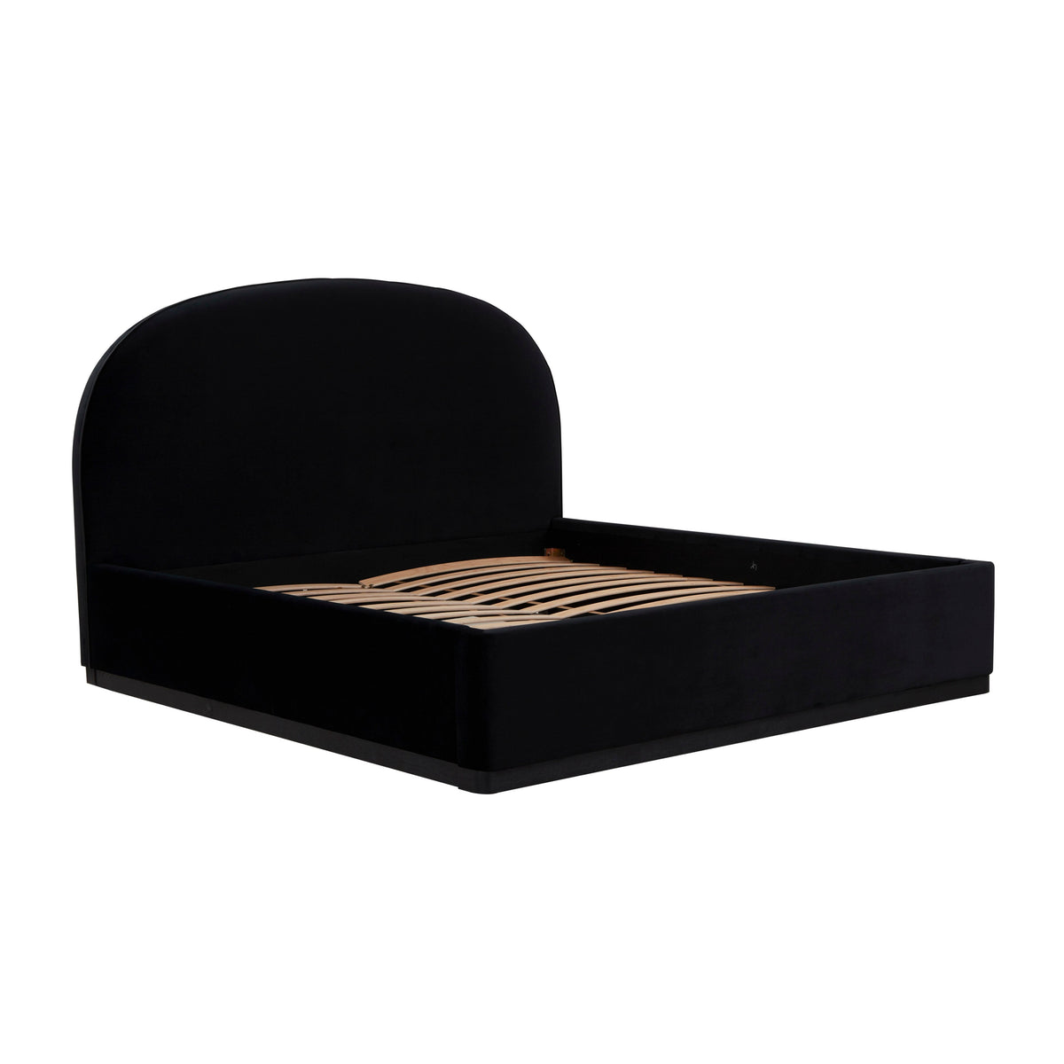 Marlow Black Performance Velvet King Bed by TOV Furniture – photo 2 of 12