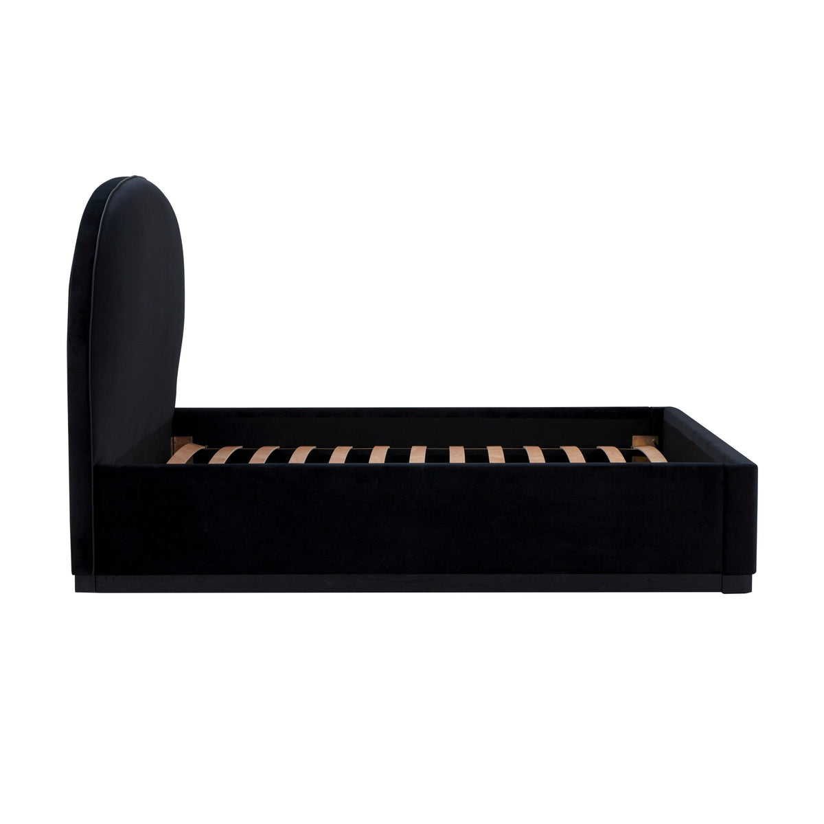Marlow Black Performance Velvet King Bed by TOV Furniture – photo 3 of 12