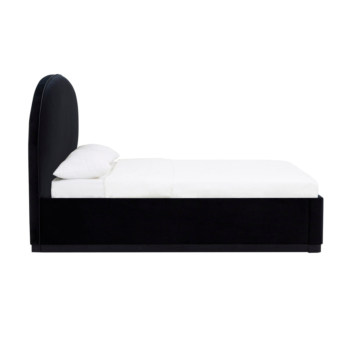 Marlow Black Performance Velvet King Bed by TOV Furniture – photo 4 of 12