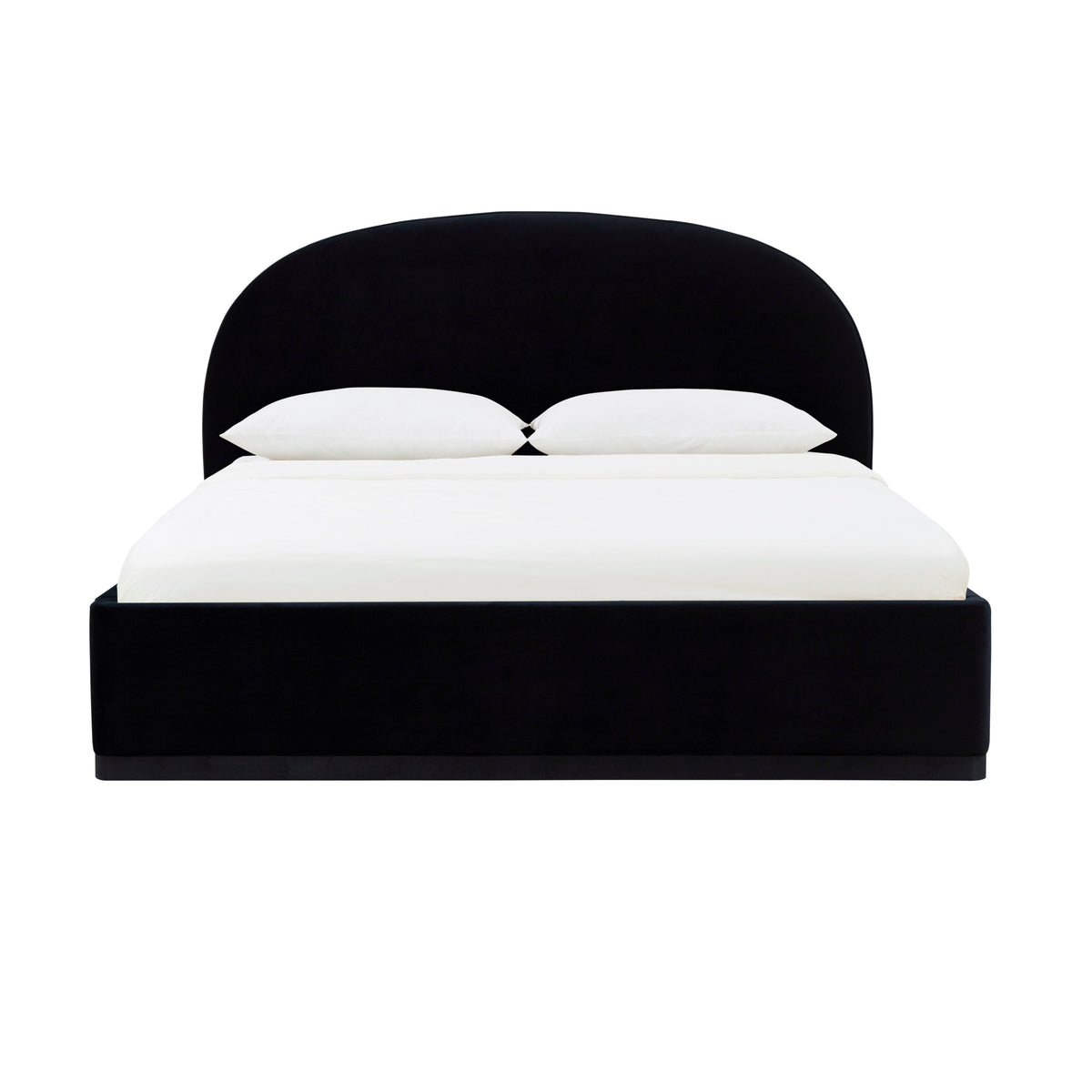 Marlow Black Performance Velvet King Bed by TOV Furniture – photo 6 of 12