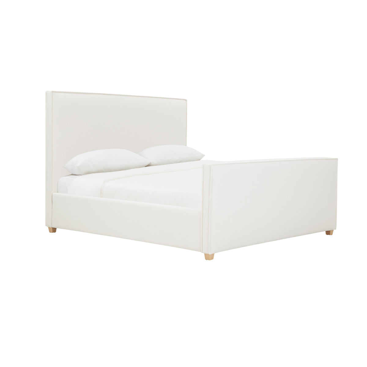 Bristol Park Ivory Contract-Grade Fabric Upholstered King Bed by TOV Furniture – photo 1 of 11