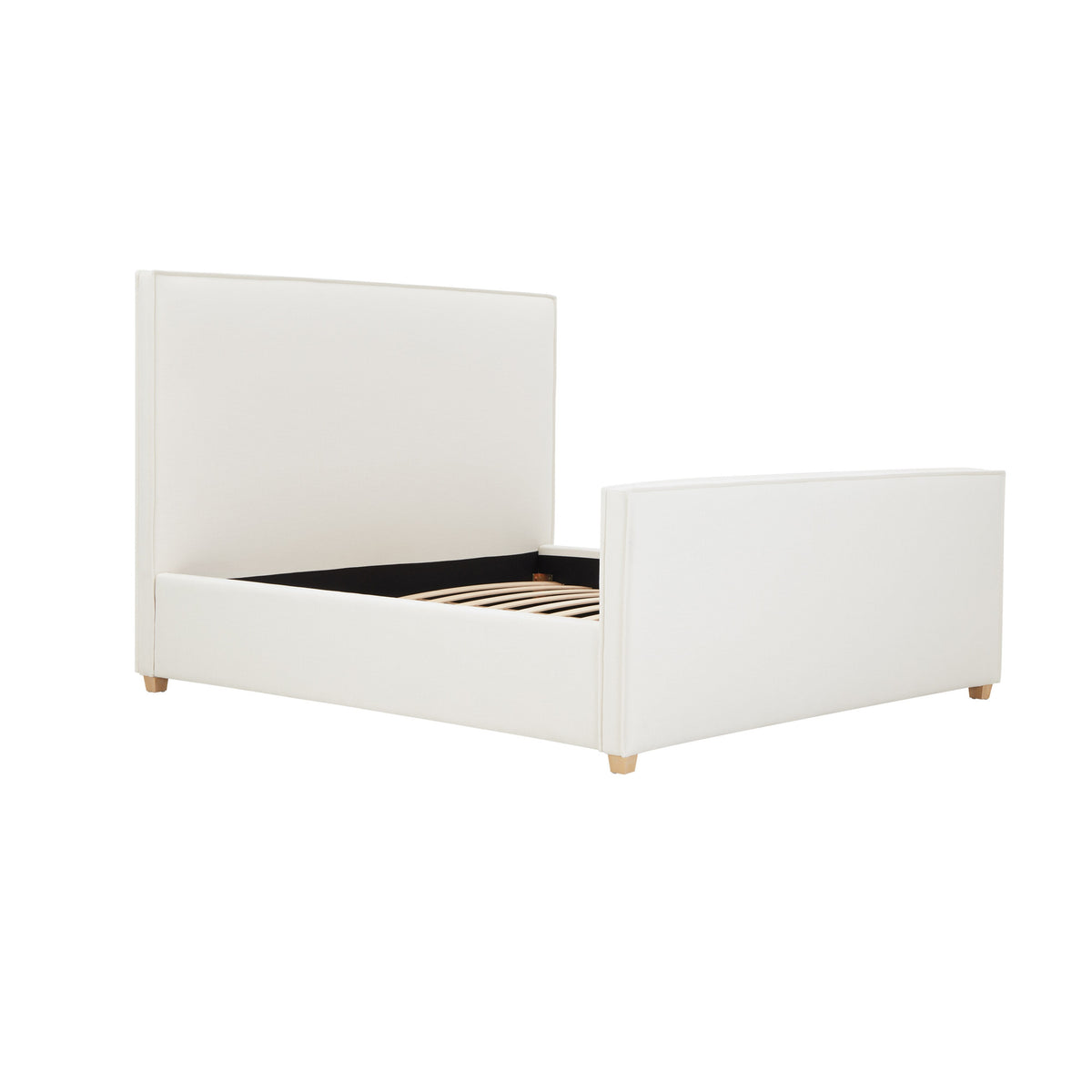 Bristol Park Ivory Contract-Grade Fabric Upholstered King Bed by TOV Furniture – photo 5 of 11