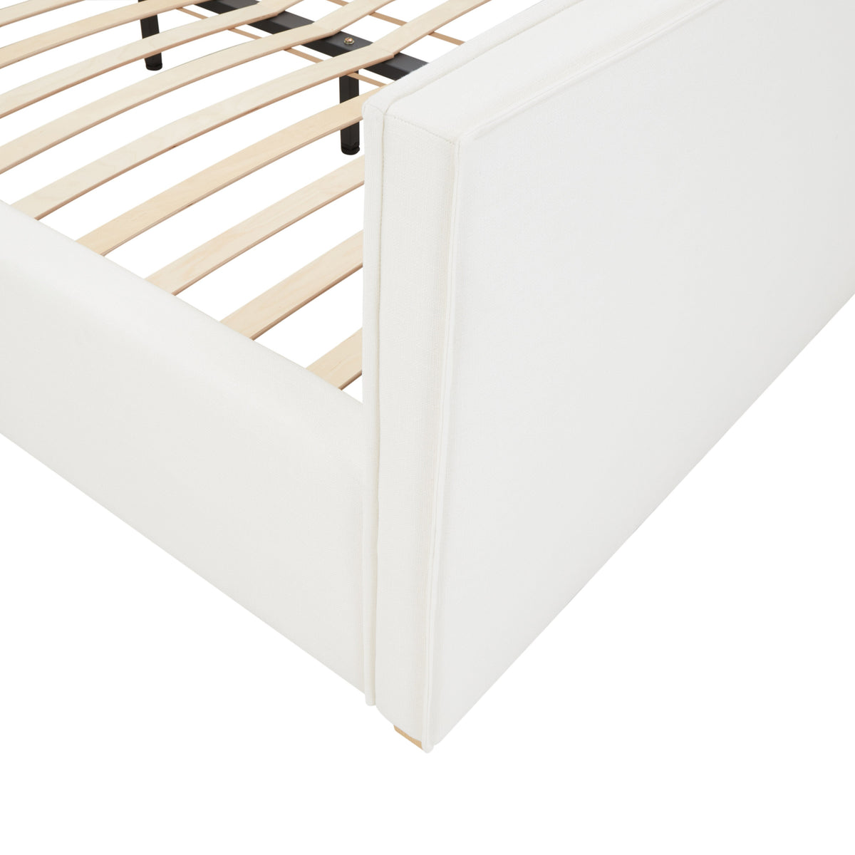 Bristol Park Ivory Contract-Grade Fabric Upholstered King Bed by TOV Furniture – photo 7 of 11