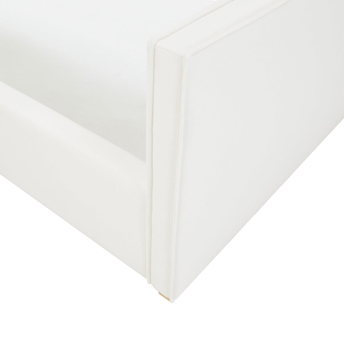Bristol Park Ivory Contract-Grade Fabric Upholstered King Bed by TOV Furniture – photo 8 of 11