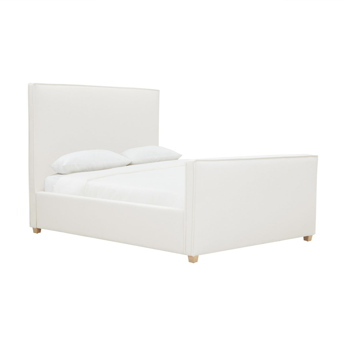 Bristol Park Ivory Contract-Grade Fabric Upholstered Queen Bed by TOV Furniture – photo 3 of 10
