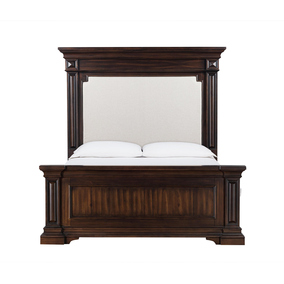Stamford Wooden Upholstered Bed by TOV Furniture – several sizes shown