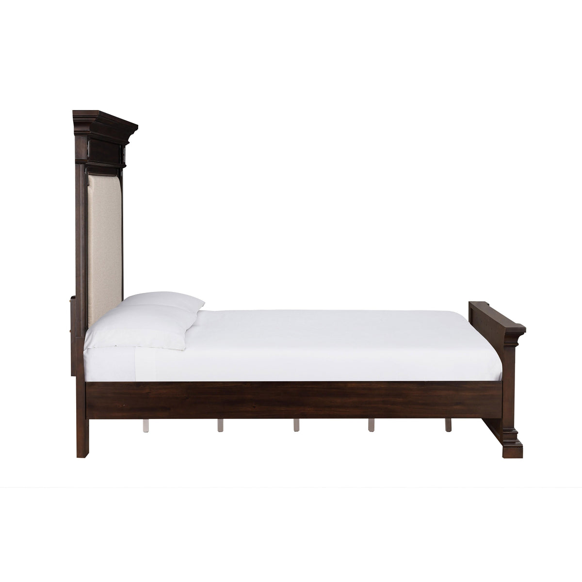 Stamford Wooden Upholstered Bed in Queen by TOV Furniture – photo 4 of 8