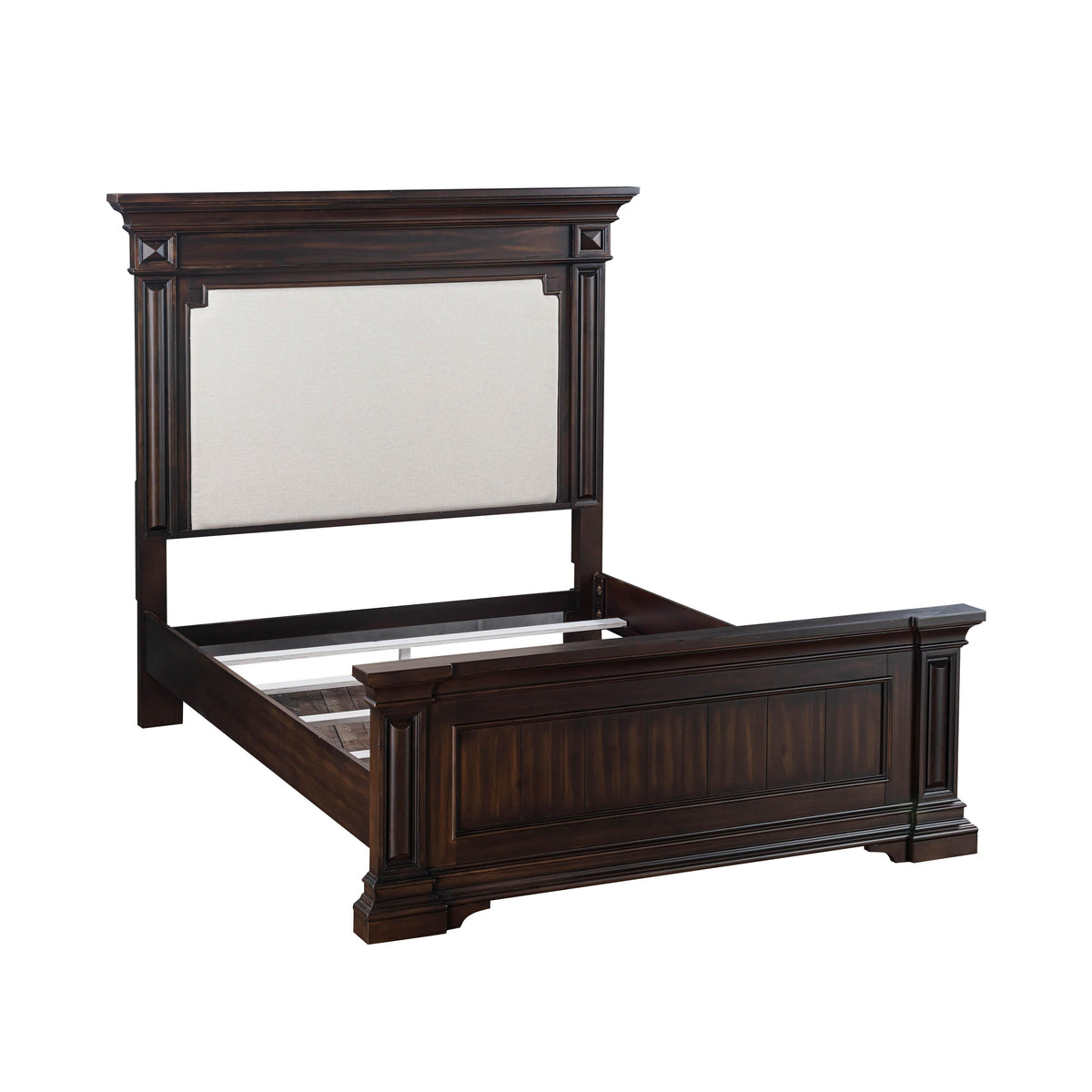 Stamford Wooden Upholstered Bed in King by TOV Furniture – photo 3 of 7