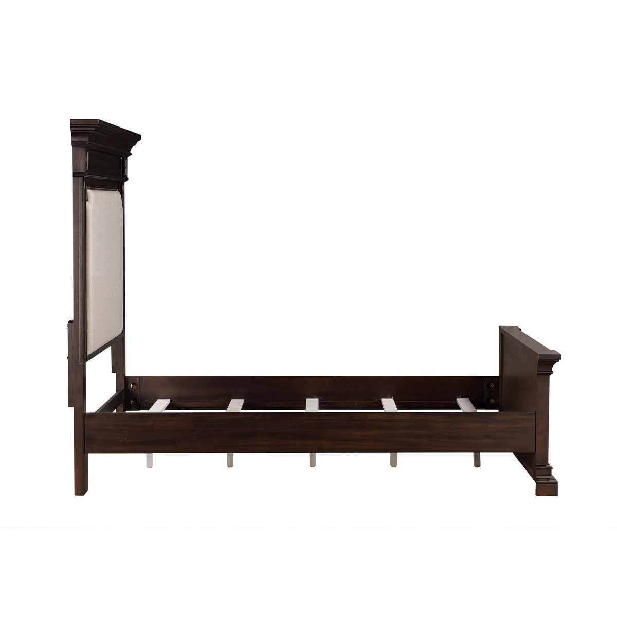 Stamford Wooden Upholstered Bed in King by TOV Furniture – photo 6 of 7