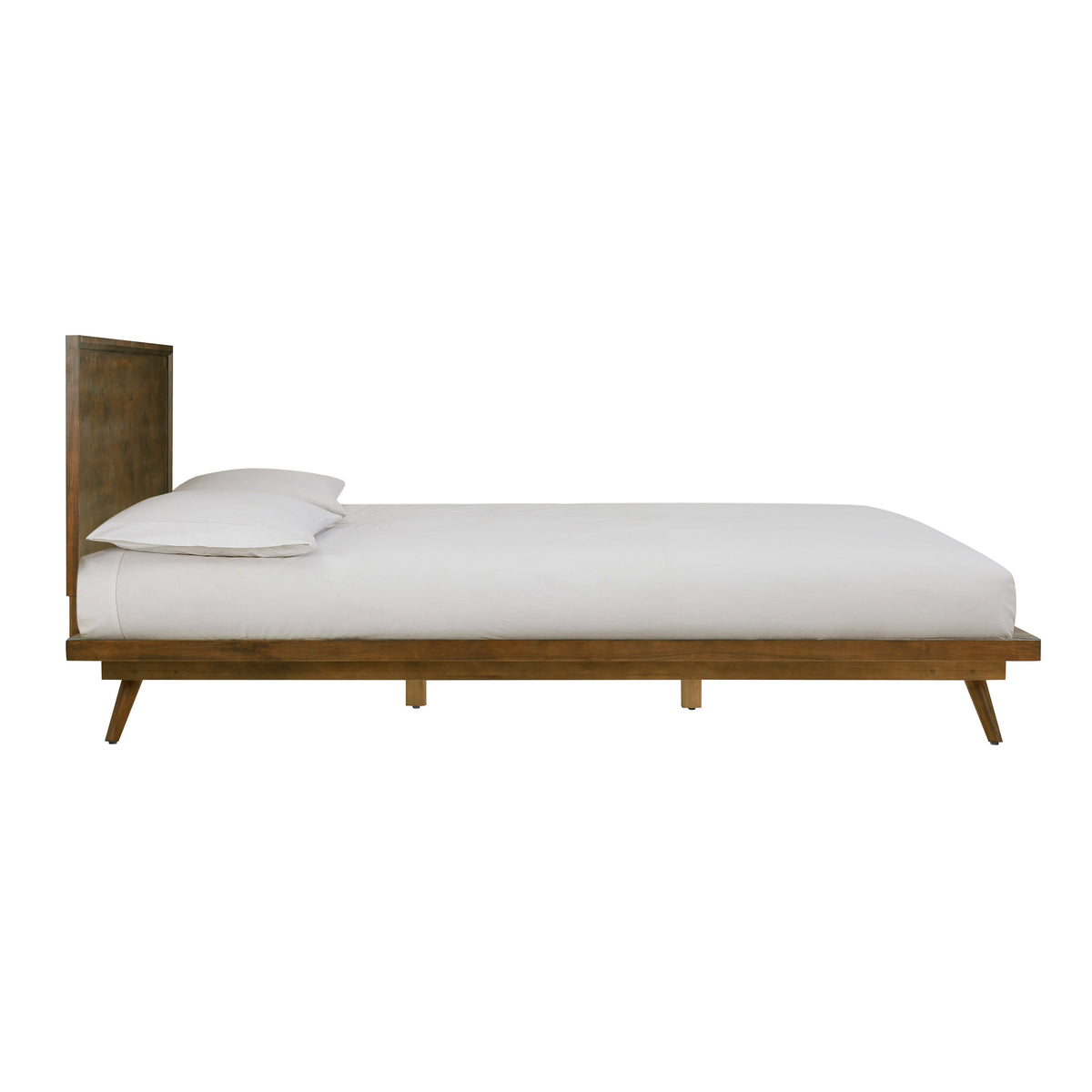Emery Walnut Wood Platform Bed by TOV Furniture – several sizes shown