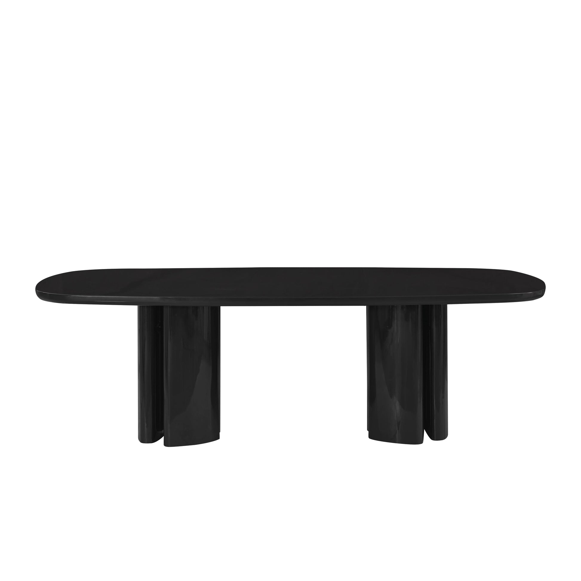 Zola 94 5 Lacquer Oval Dining Table Ren D5120 15