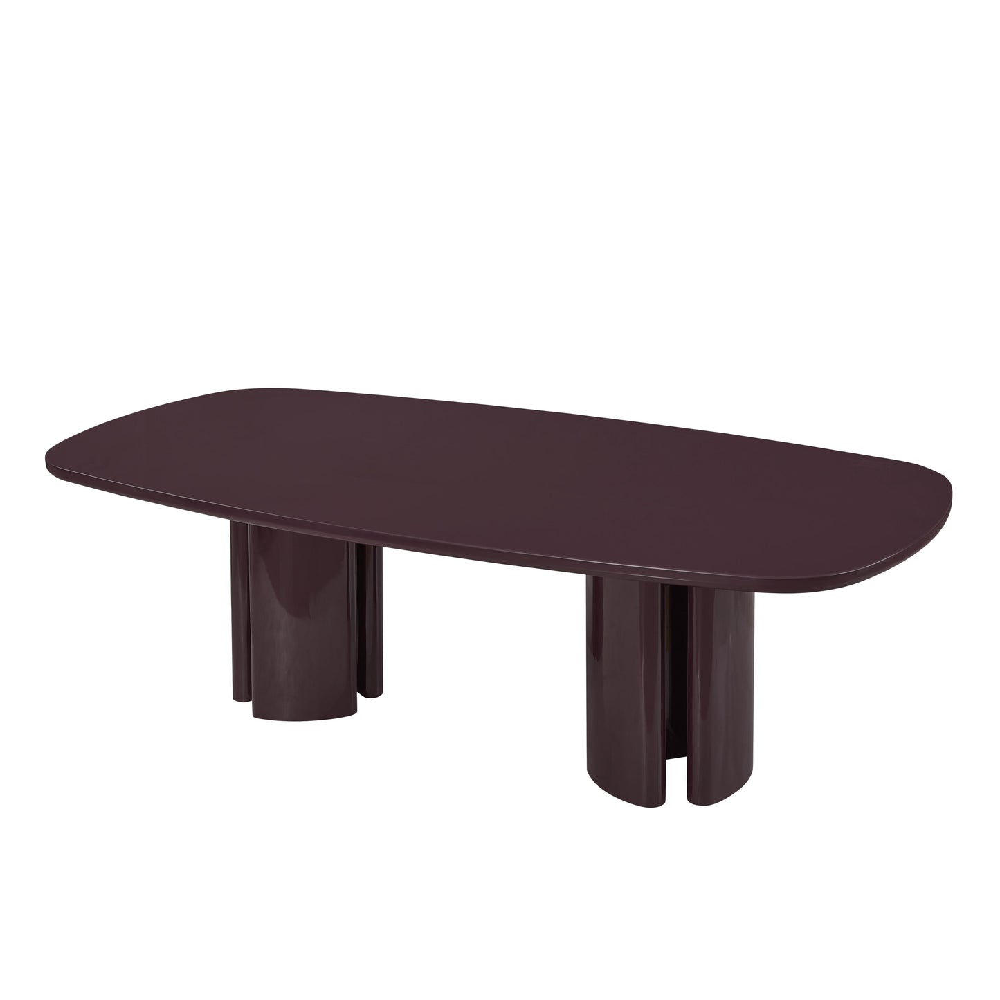 Zola 94 5 Lacquer Oval Dining Table Ren D5110 15