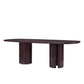 Zola 94 5 Lacquer Oval Dining Table Ren D5120 15
