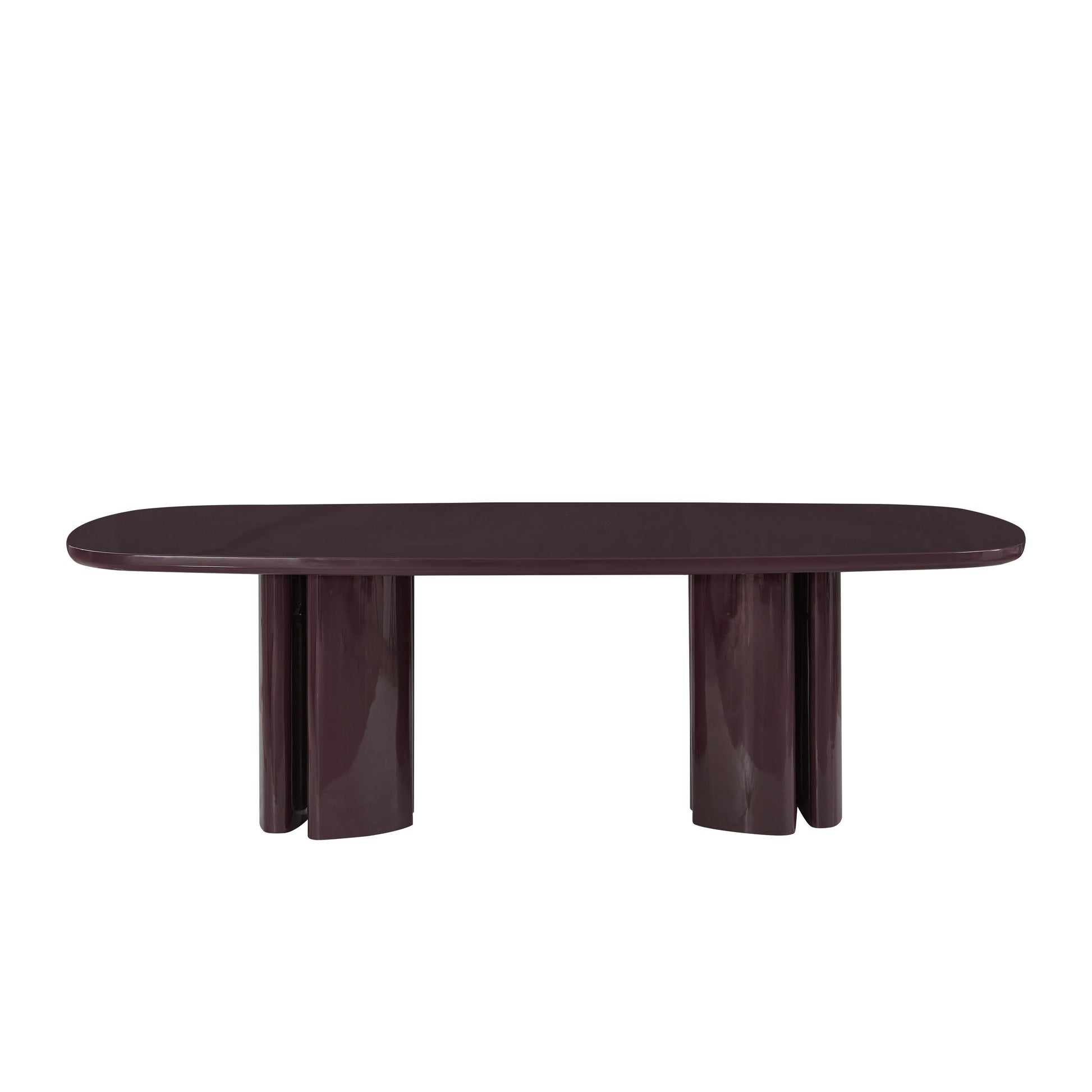 Zola 94 5 Lacquer Oval Dining Table Ren D5120 15