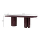 Zola 94 5 Lacquer Oval Dining Table Ren D5120 15