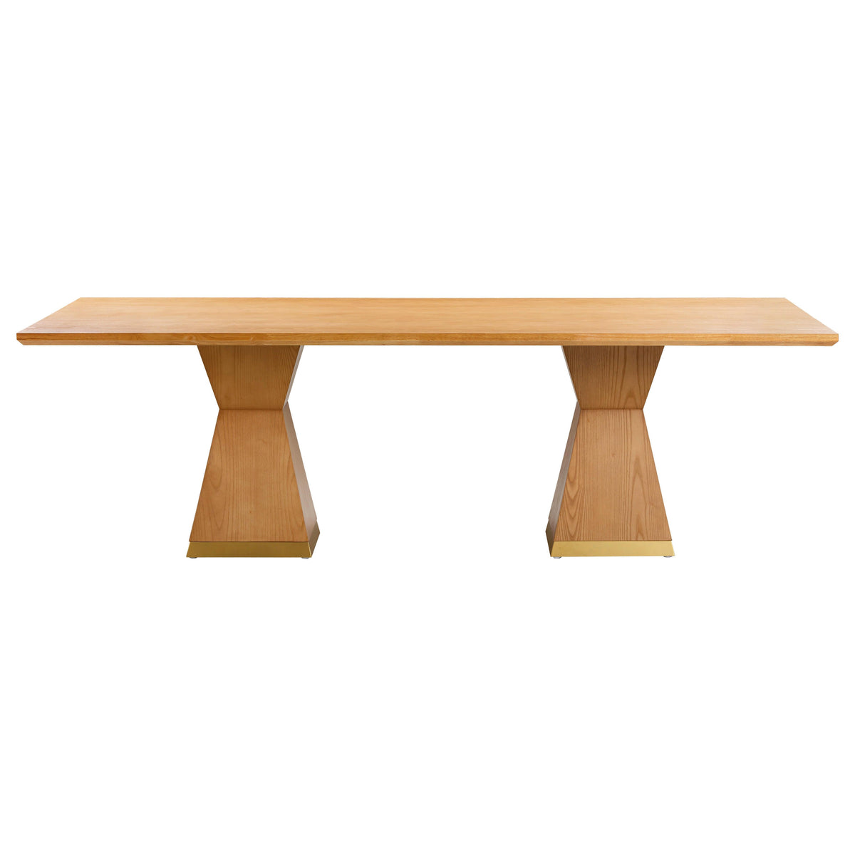 Nolan Natural Wood Dining Table by TOV Furniture – photo 3 of 10