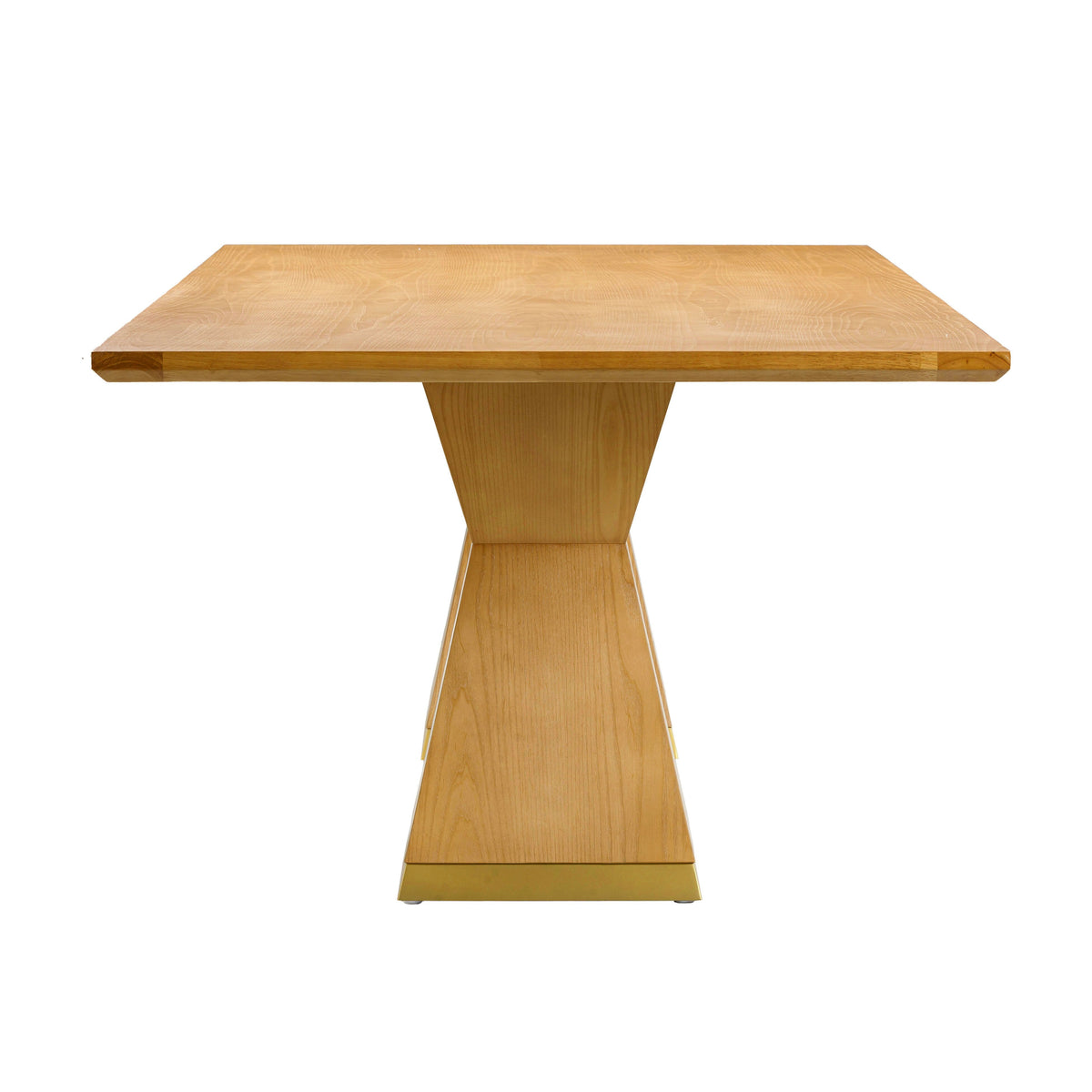Nolan Natural Wood Dining Table by TOV Furniture – photo 5 of 10