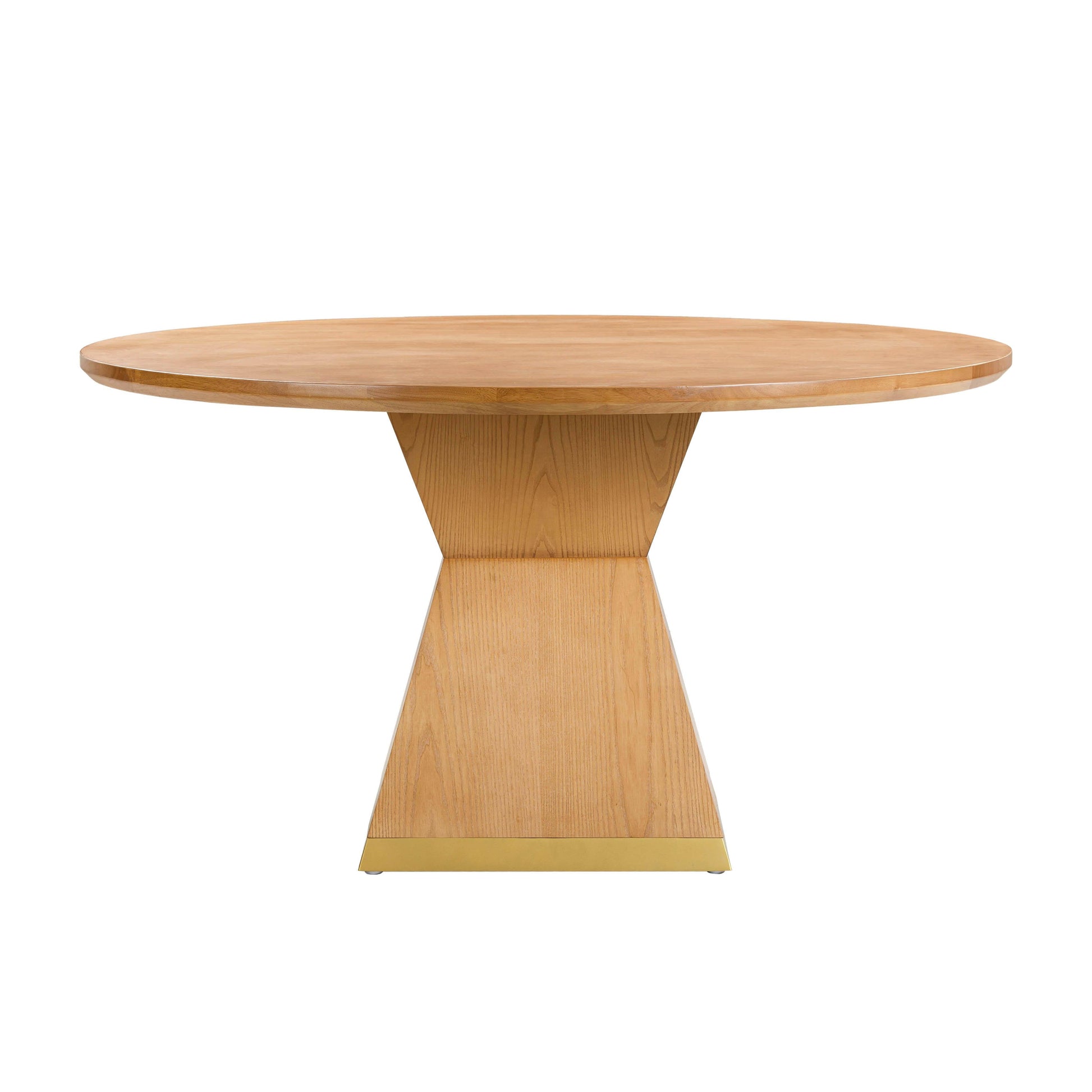 Nolan 56 Wood Round Dining Table Ren D6041 16