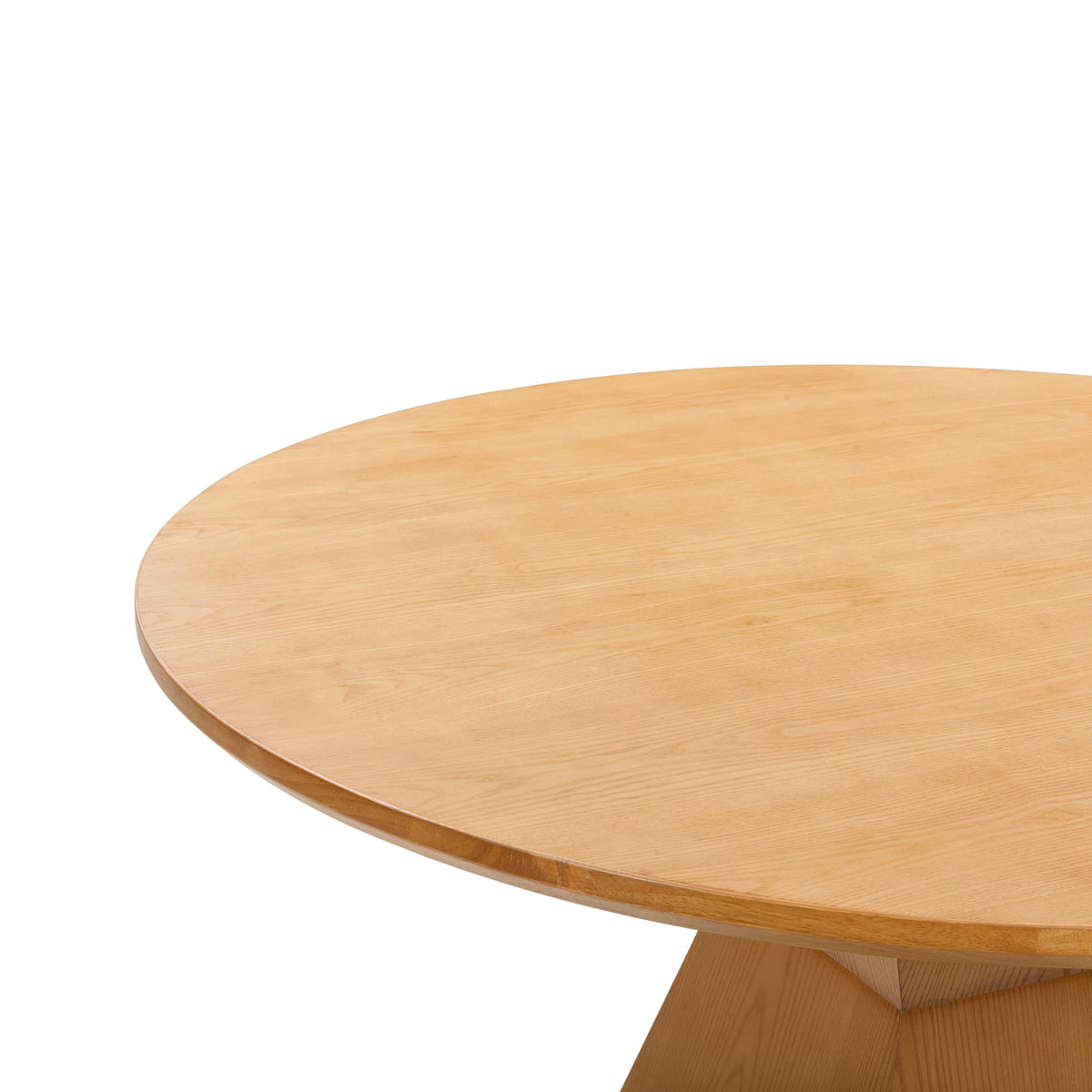 Nolan Natural Wood Round Dining Table by TOV Furniture – photo 3 of 7