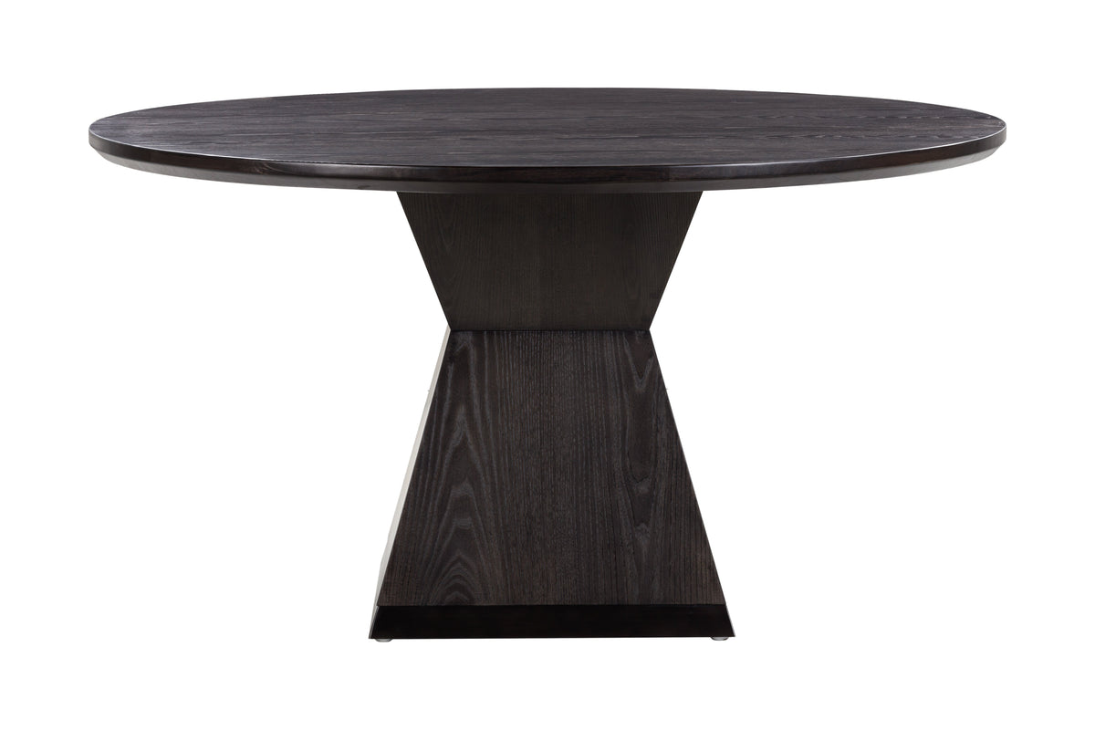 Nolan Black Round Wood Dining Table by TOV Furniture – photo 5 of 9