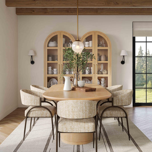 Marlow Natural Wood Dining Table by TOV Furniture – photo 2 of 9