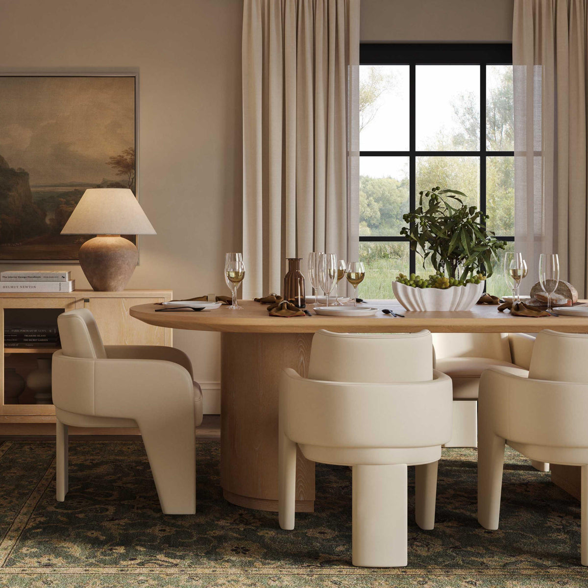 Marlow Natural Wood Dining Table by TOV Furniture – photo 7 of 9
