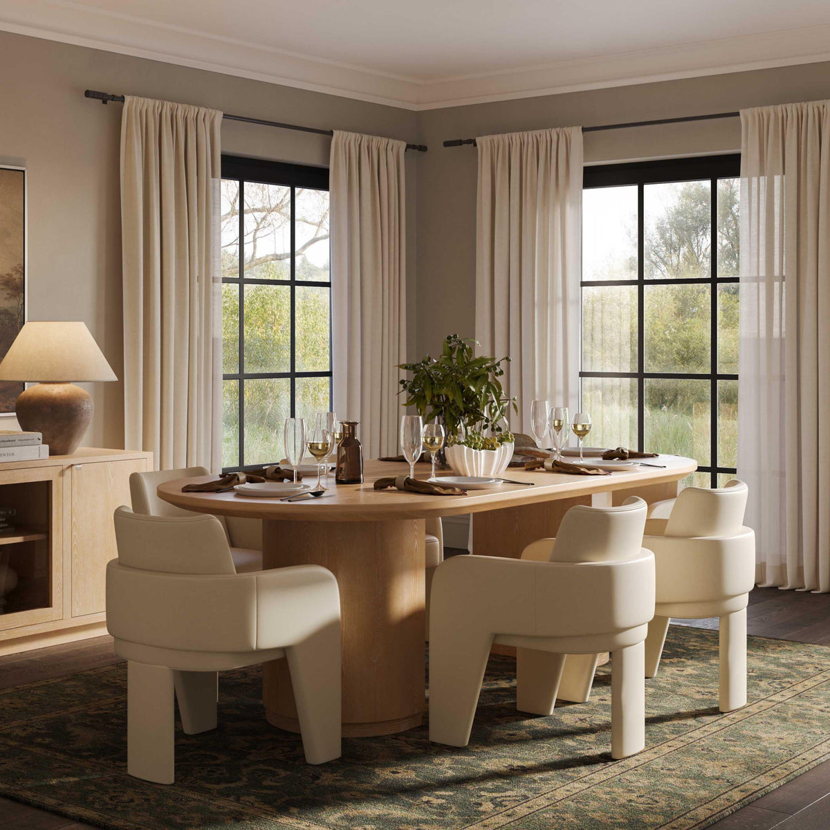 Marlow Natural Wood Dining Table by TOV Furniture – photo 9 of 9