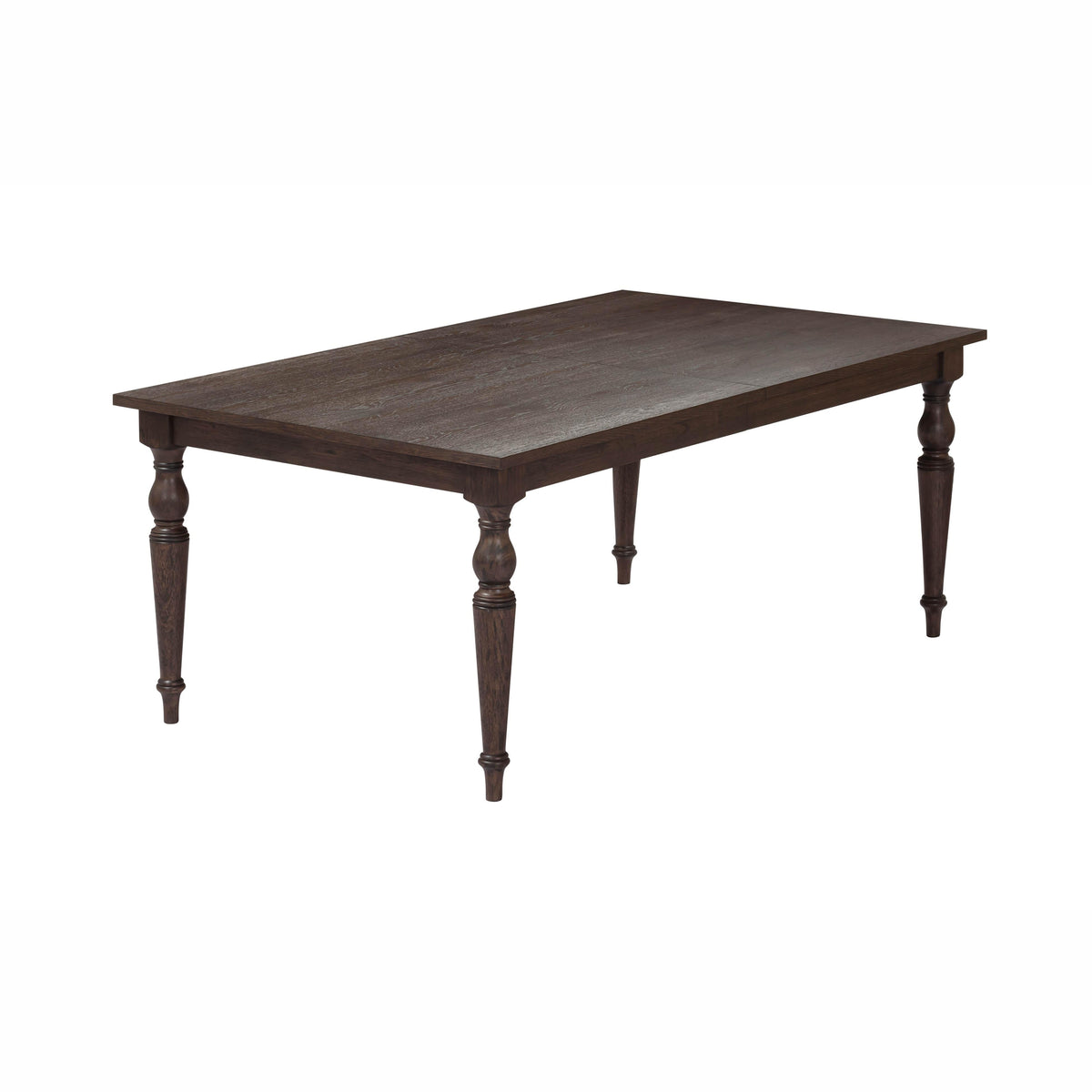 Mila 74"-114" Dark Brown Extendable Rectangular Dining Table by TOV Furniture – photo 1 of 9