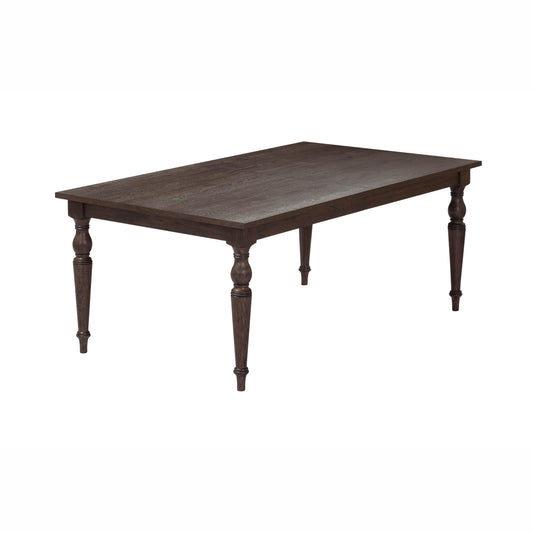 Mila 74"-114" Dark Brown Extendable Rectangular Dining Table by TOV Furniture – photo 1 of 9