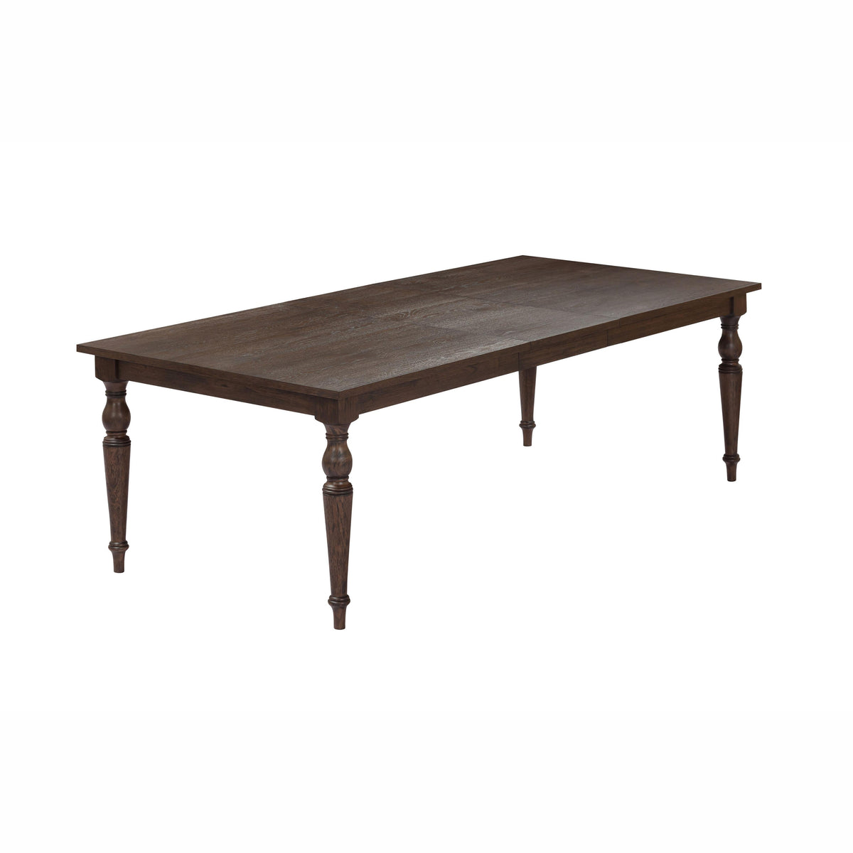 Mila 74"-114" Dark Brown Extendable Rectangular Dining Table by TOV Furniture – photo 2 of 9