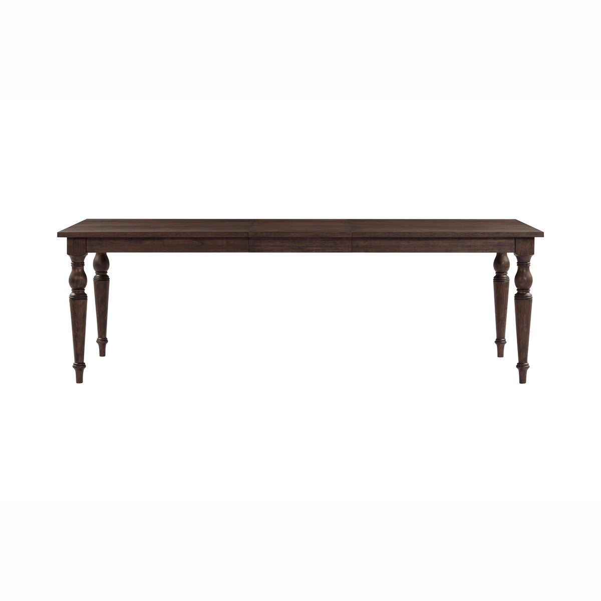 Mila 74"-114" Dark Brown Extendable Rectangular Dining Table by TOV Furniture – photo 3 of 9