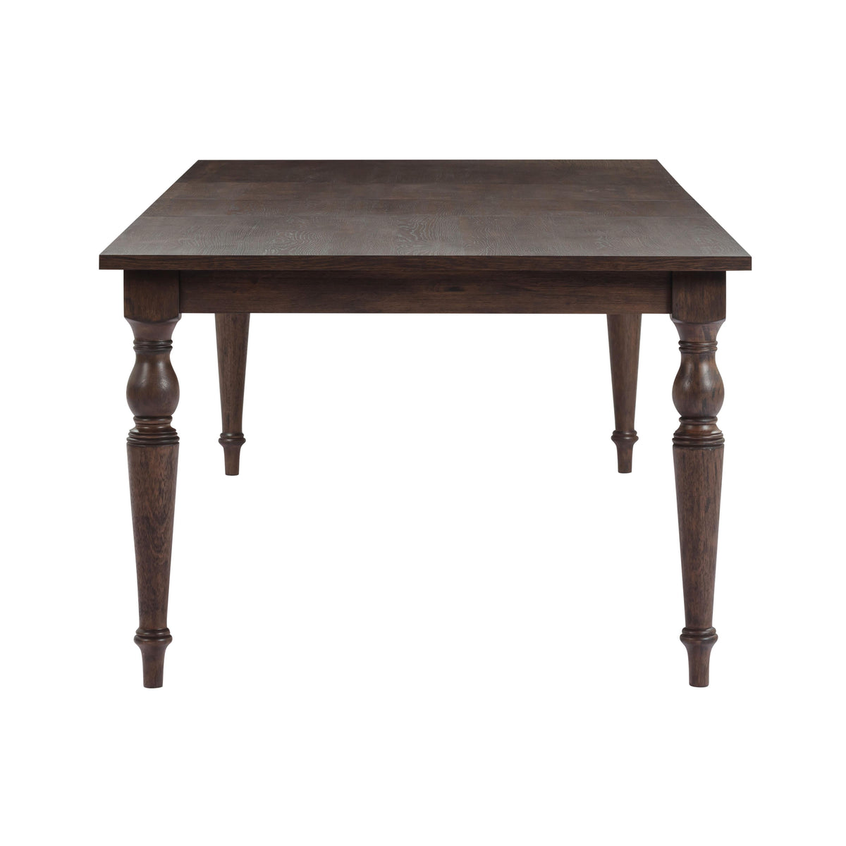 Mila 74"-114" Dark Brown Extendable Rectangular Dining Table by TOV Furniture – photo 4 of 9