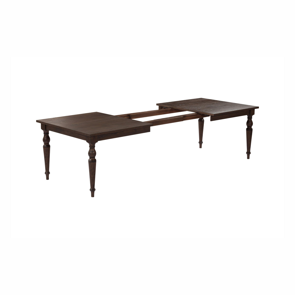 Mila 74"-114" Dark Brown Extendable Rectangular Dining Table by TOV Furniture – photo 5 of 9