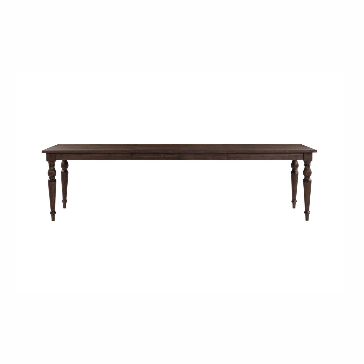 Mila 74"-114" Dark Brown Extendable Rectangular Dining Table by TOV Furniture – photo 6 of 9