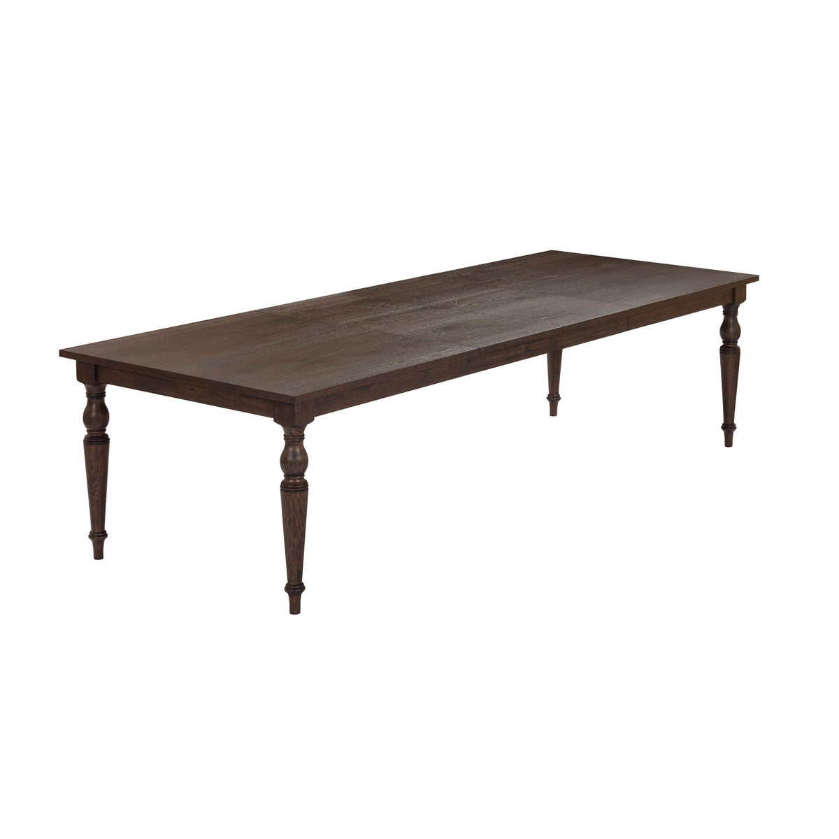 Mila 74"-114" Dark Brown Extendable Rectangular Dining Table by TOV Furniture – photo 7 of 9