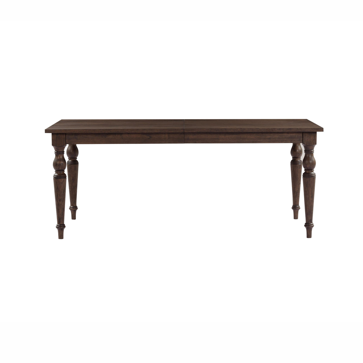 Mila 74"-114" Dark Brown Extendable Rectangular Dining Table by TOV Furniture – photo 8 of 9