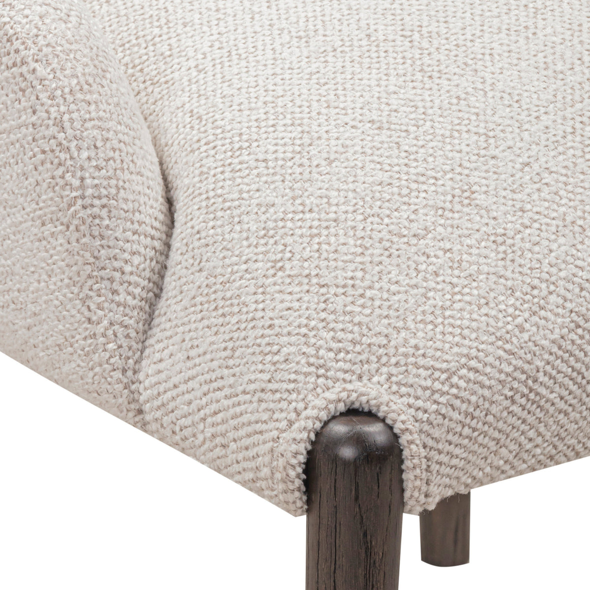 Glendale Stone White Performance Chenille Dining Chair by TOV Furniture – photo 5 of 6