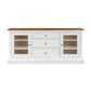 Hudson White Entertainment Console by TOV