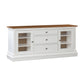 Hudson White Entertainment Console by TOV