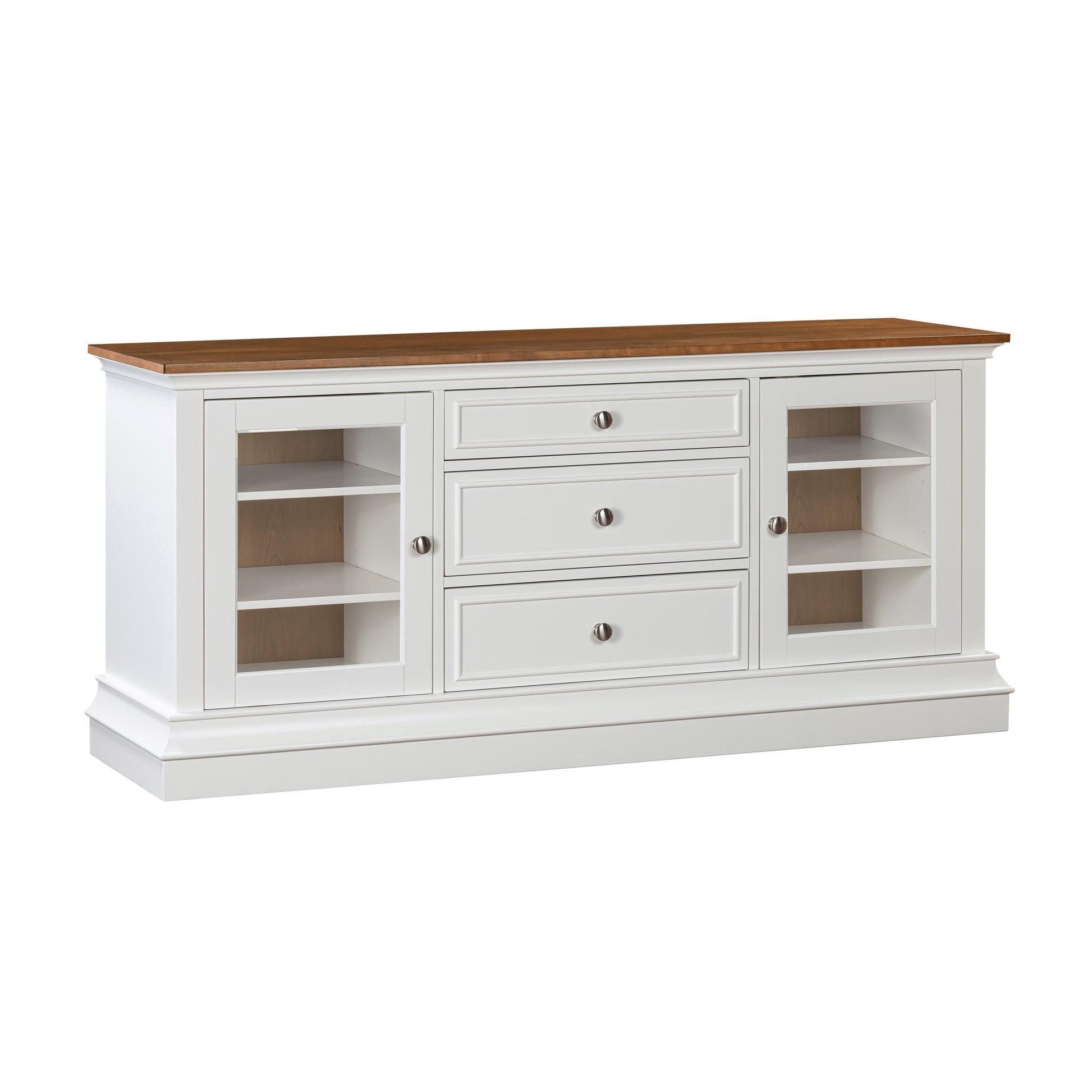 Hudson White Entertainment Console by TOV