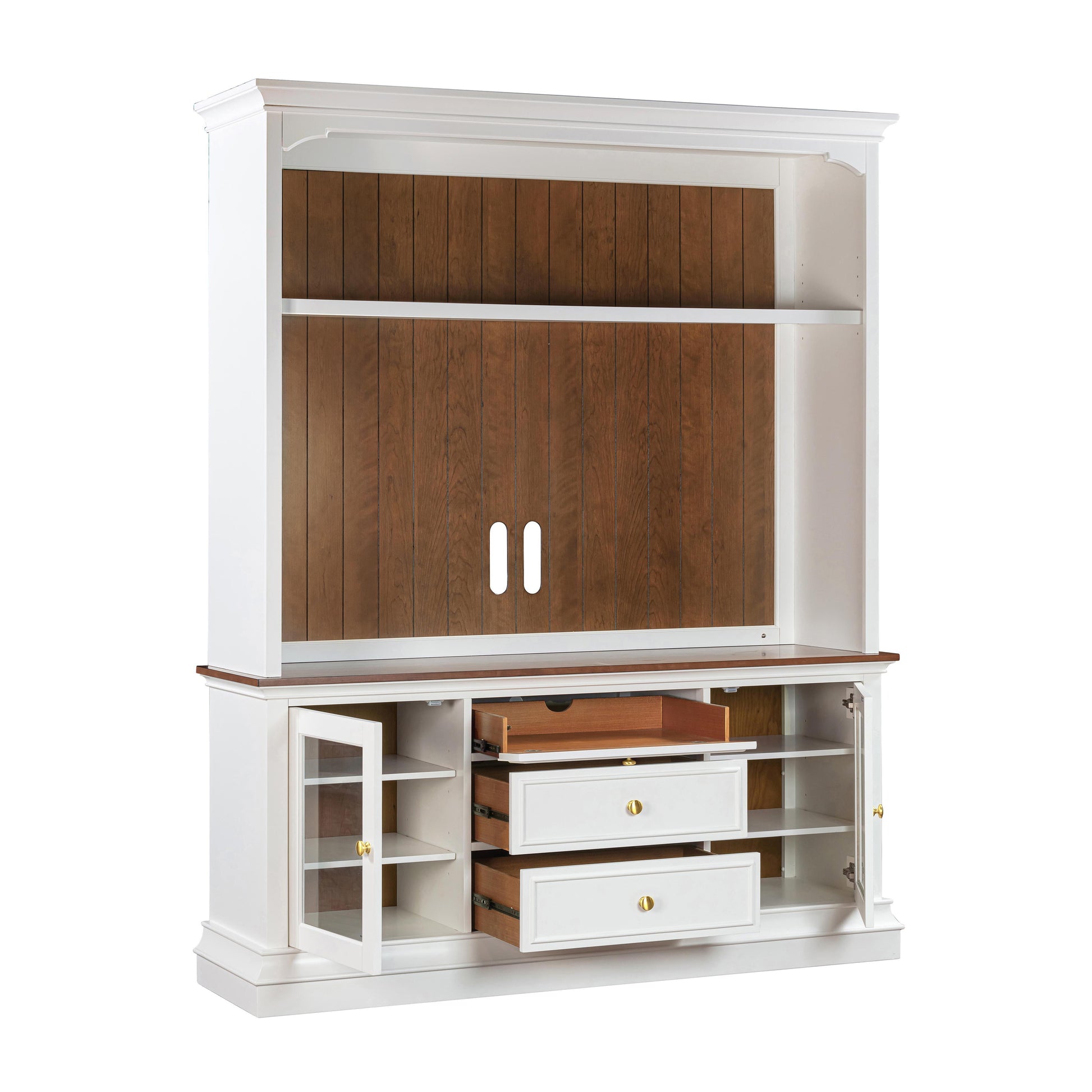 Hudson White Entertainment Center for 70-inch by TOV