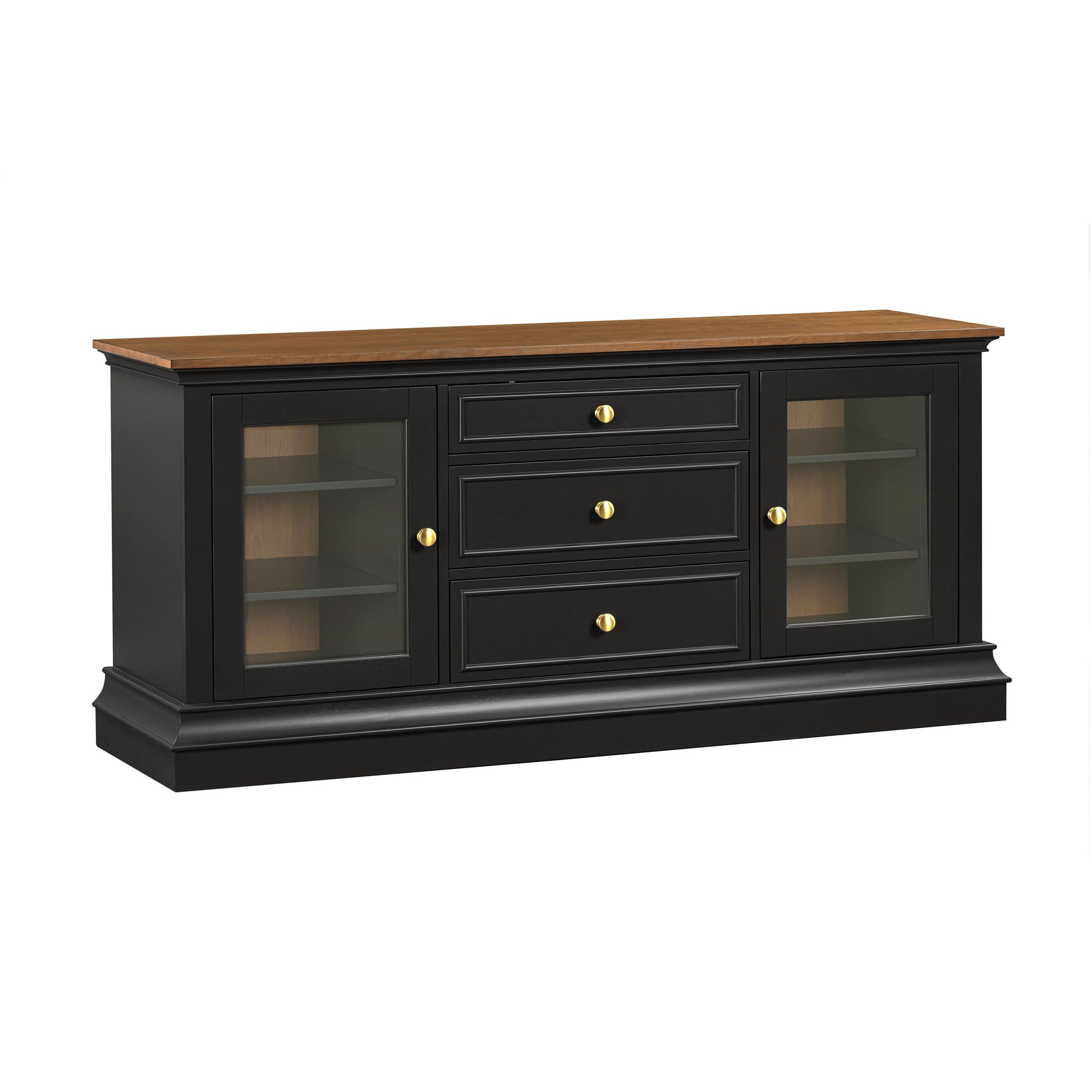 Hudson Charcoal Entertainment Console by TOV