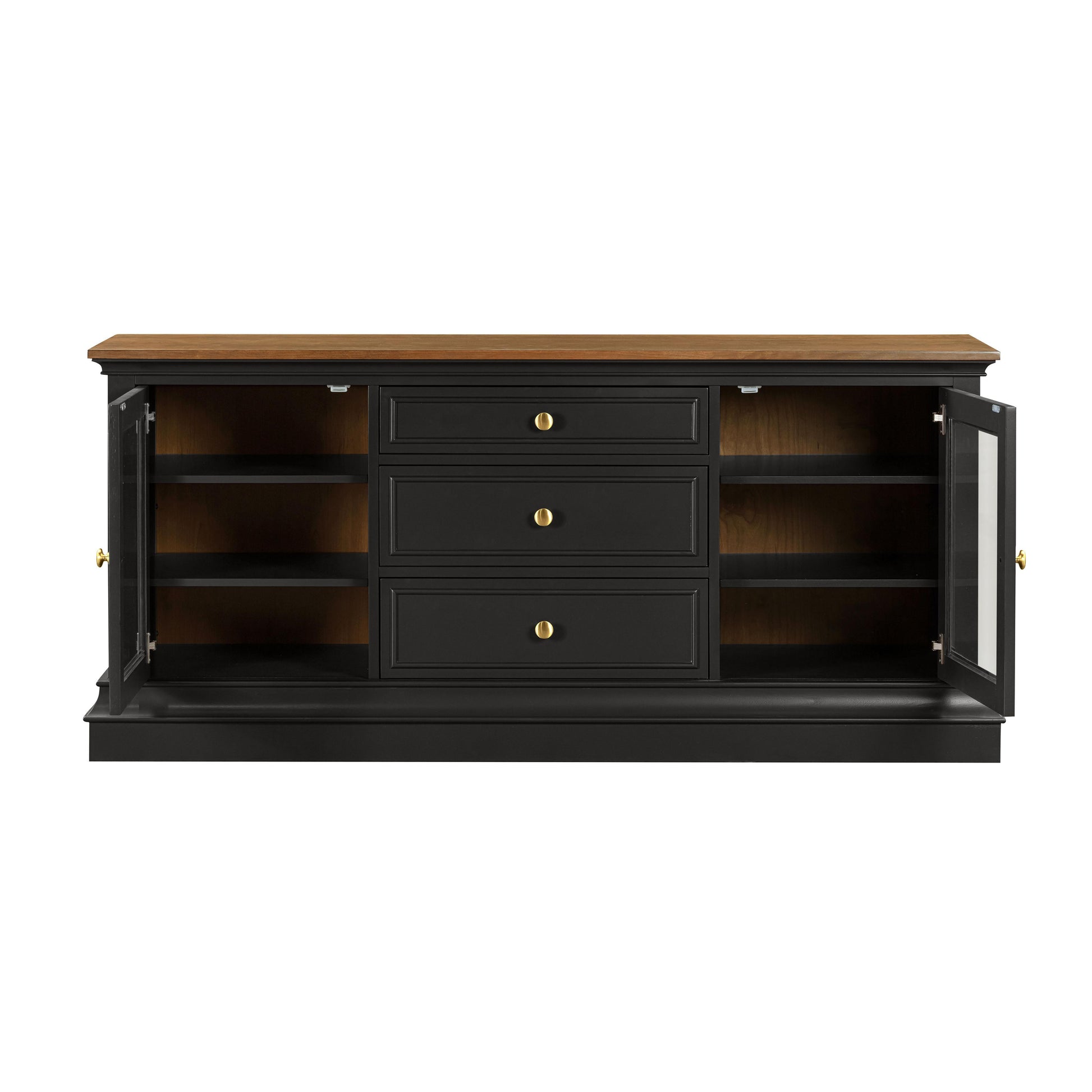 Hudson Charcoal Entertainment Console by TOV